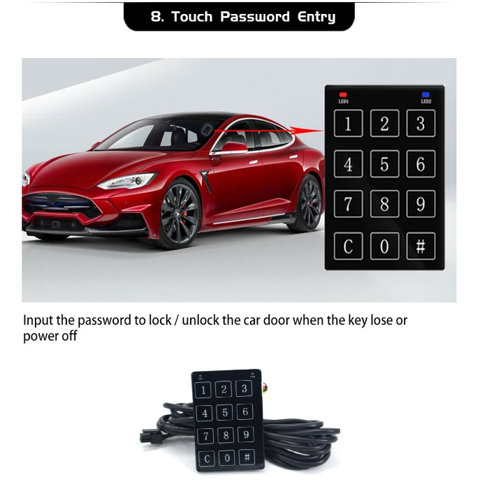 Bộ Chìa Khóa Thông Minh Điều Khiển Từ Xa Dành Cho Xe Hơi, Ô Tô Cao Cấp START-STOP