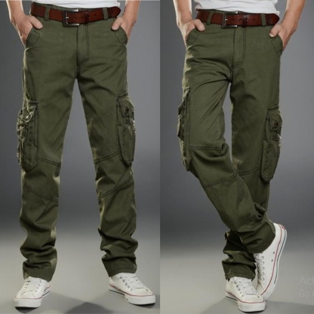 Quần Kaki Nam túi hộp