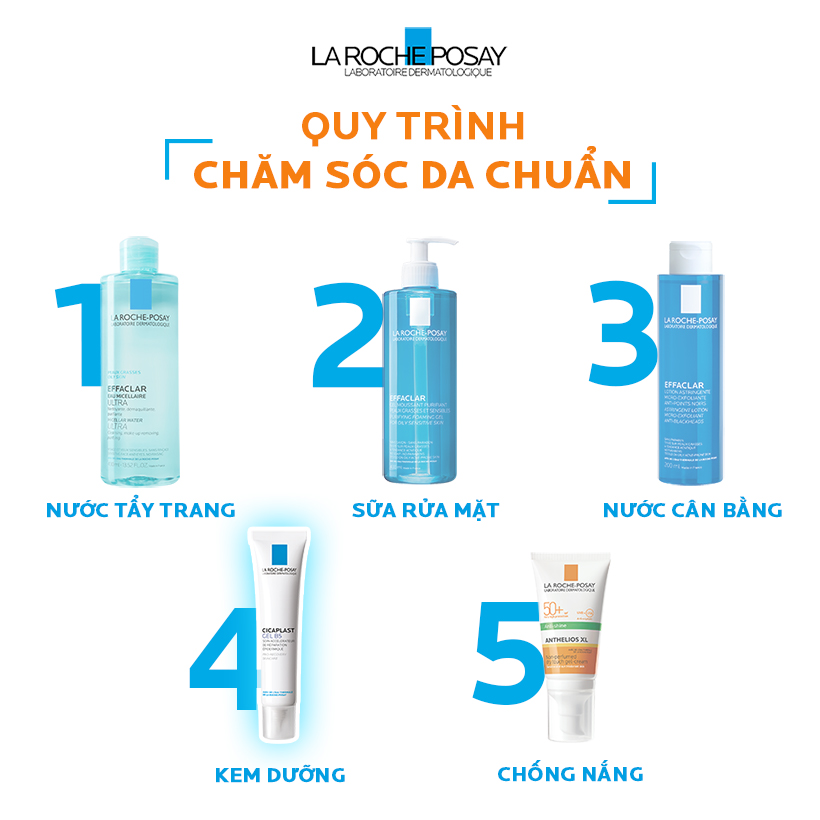 Kem Dưỡng Dạng Gel Giúp Làm Mờ Sẹo Giúp Làm Dịu, Hỗ Trợ Quá Trình Phục Hồi, Và Tái Tạo Da Phù Hợp Cho Trẻ Em La Roche-Posay