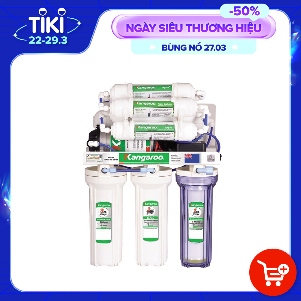 Máy Lọc Nước Hydrogen Không Vỏ Tủ Kangaroo KG100HA - Hàng Chính Hãng