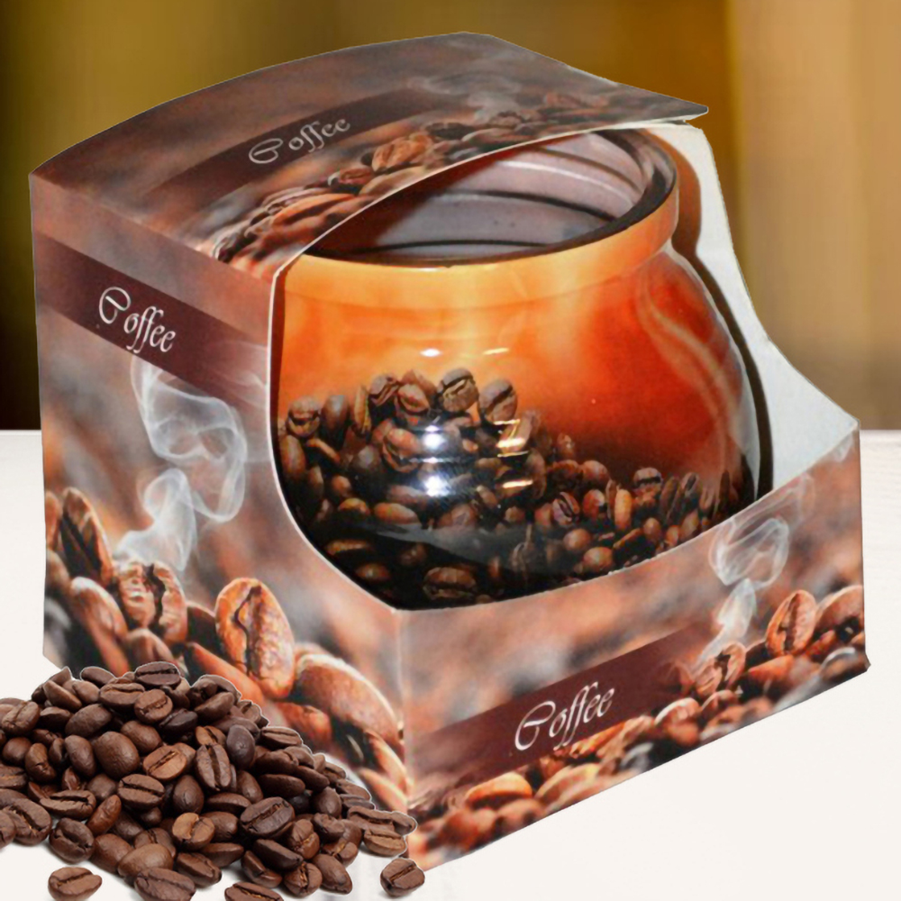 Ly nến thơm tinh dầu Admit Coffee 85g QT04543 - hương cà phê