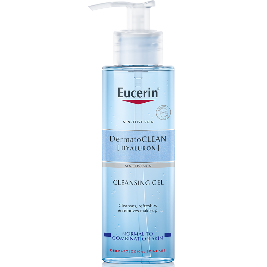 Gel Rửa Mặt Cho Da Nhạy Cảm Eucerin Dermato Clean Refreshing Cleansing