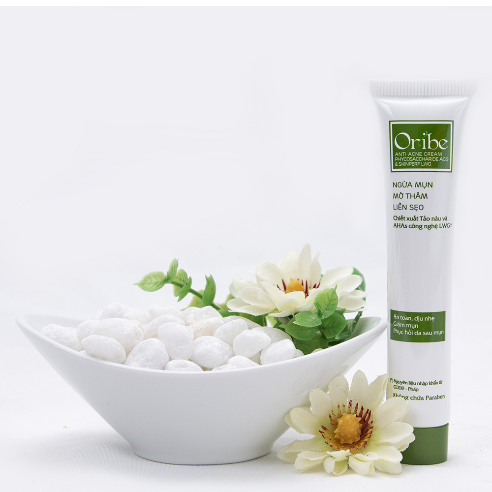 Combo 2 kem chấm mụn Oribe giảm mụn ẩn mờ thâm liền sẹo 20g