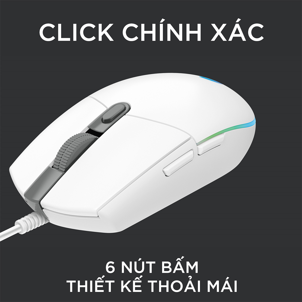 Chuột Gaming Logitech G102 Gen 2 Lightsync - Hàng Chính Hãng