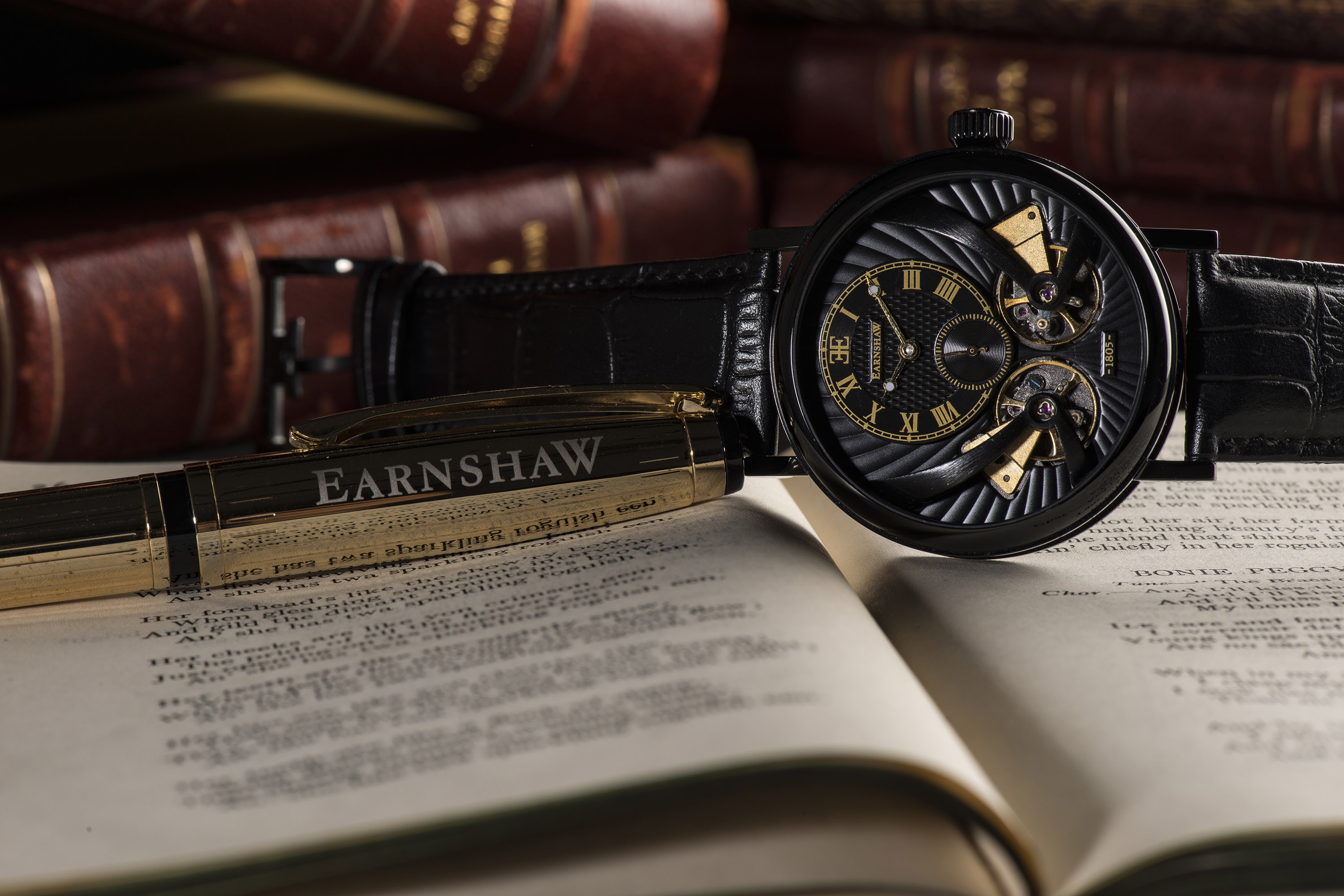 Đồng hồ nam dây da chính hãng Thomas Earnshaw ES-8059-04