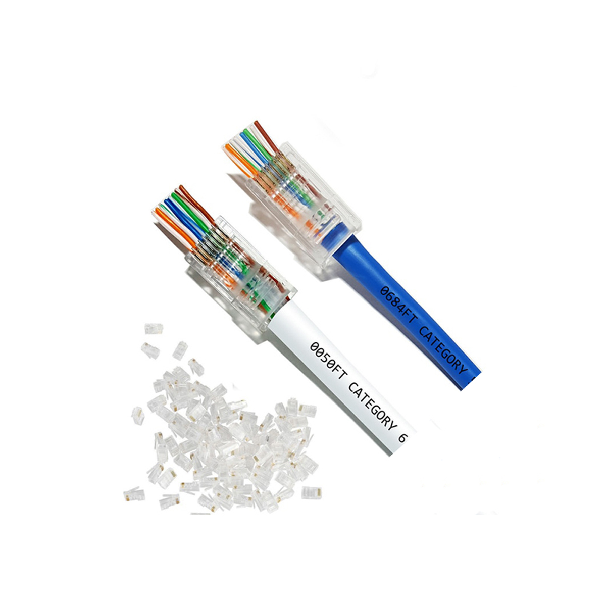 Hạt mạng xuyên thấu rj45 (hộp 100 chiếc)