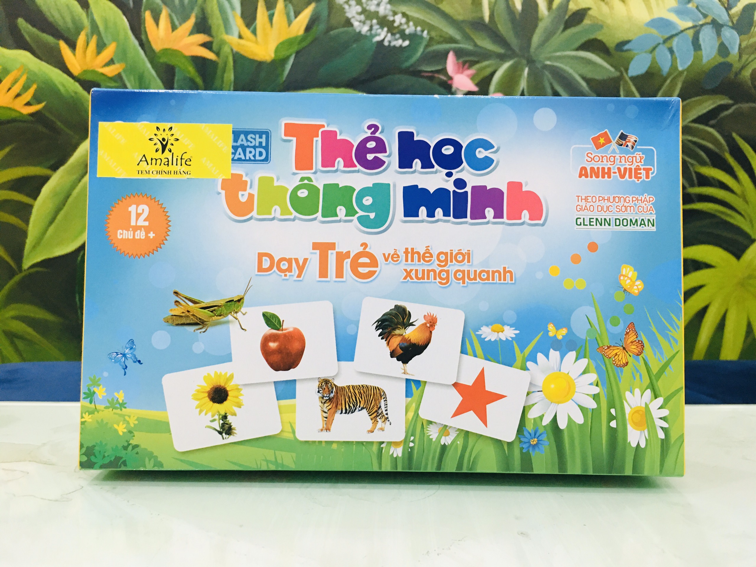 Thẻ Học Thông Minh Flashcard Song Ngữ Cho Bé