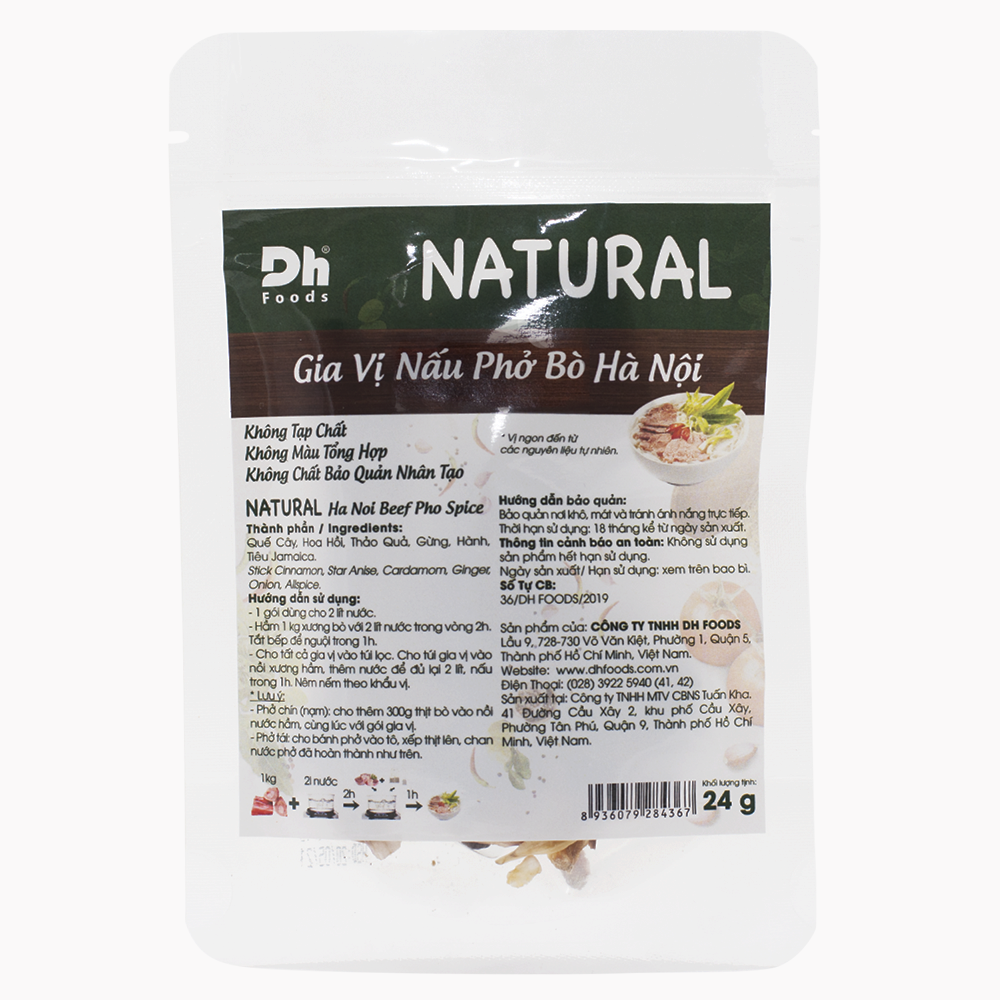 Combo 3 loại Natural Gia vị nấu phở Dh Foods