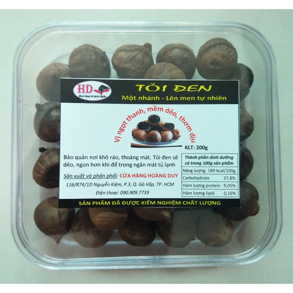 Tỏi đen một nhánh 200g