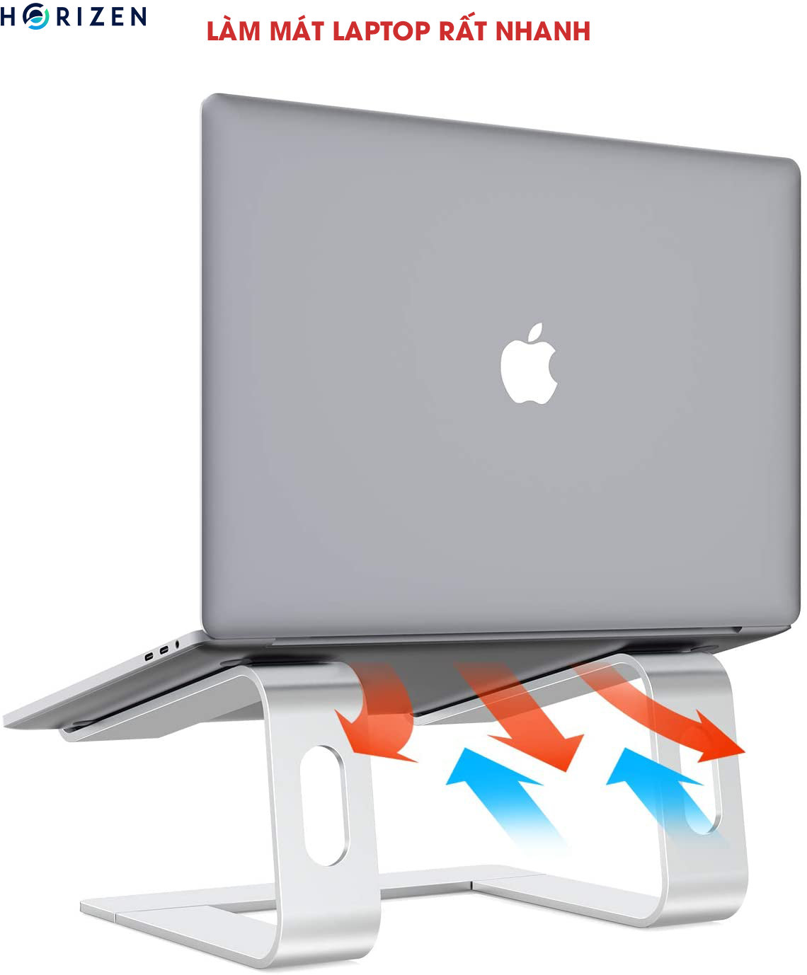 Giá đỡ laptop stand nhôm cho máy tính xách tay, đế giữ máy tính xách tay, macbook high stand Horizen Z04