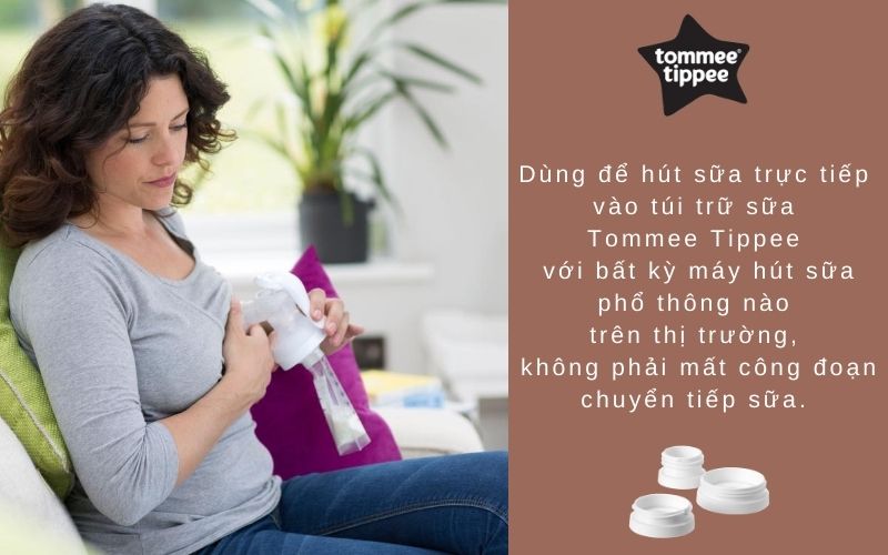 Bộ cổ nối máy hút sữa Tommee Tippee - Express &amp; Go