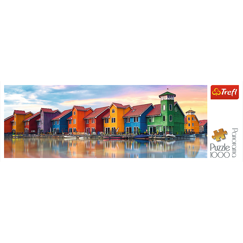 Tranh ghép hình TREFL 29034 - panorama 1000 mảnh Groningen, Hà Lan (jigsaw puzzle Tranh ghép hình )