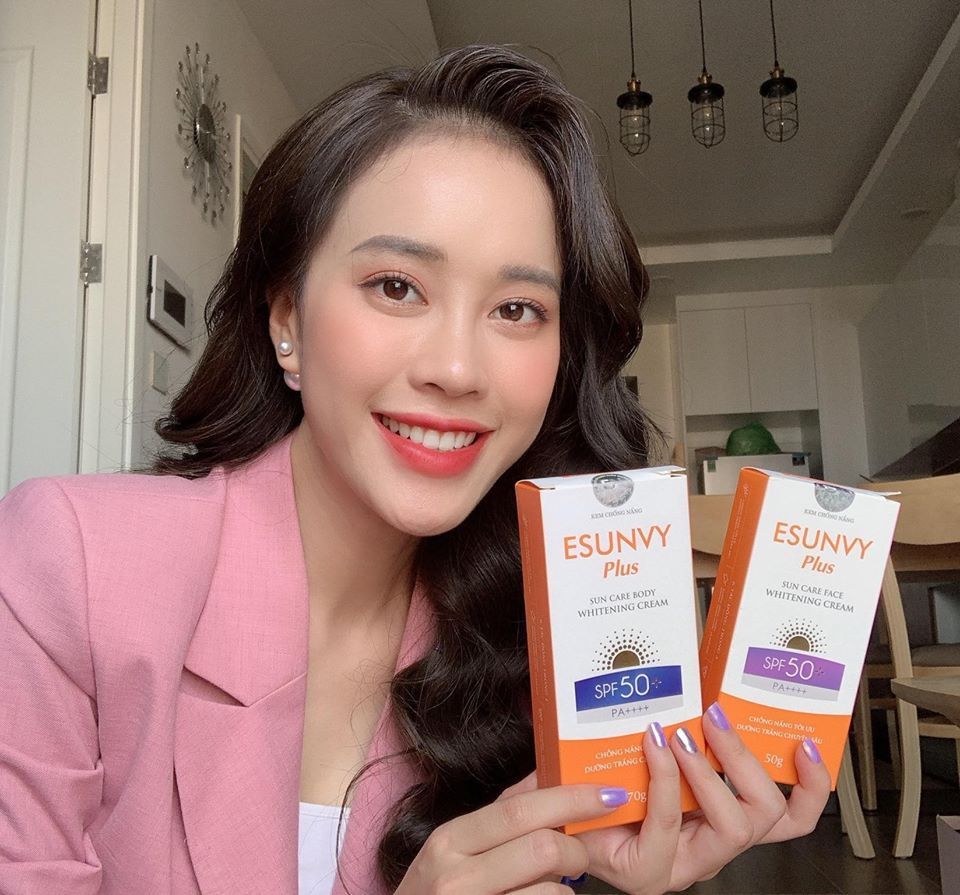 Kem Chống Nắng Esunvy Plus - Sun Care Face Whitening Cream SPF50+/PA++++ - Chống nắng tối ưu, dưỡng trắng chuyên sâu - Tuýp 50g