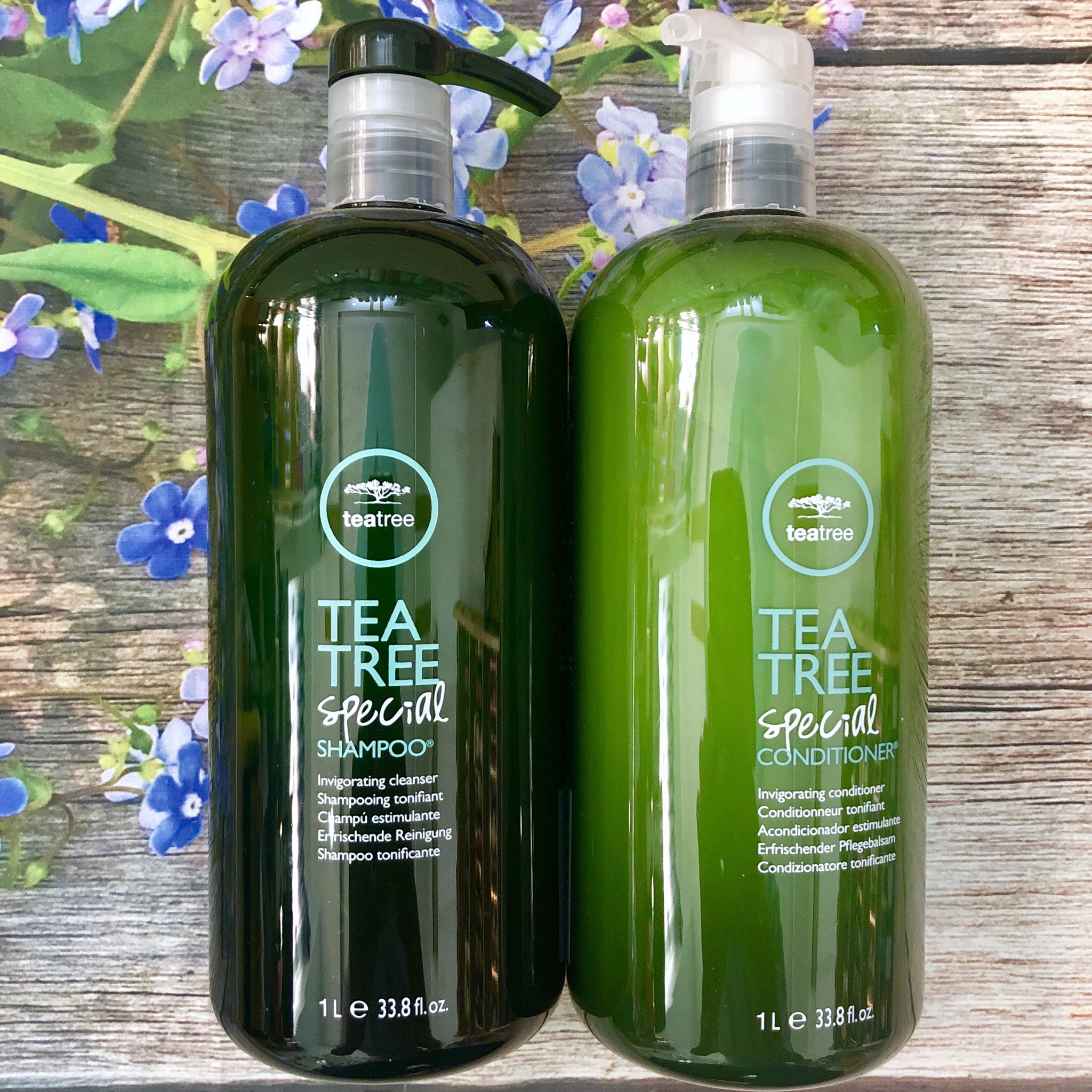 Bộ dầu gội xả Tea Tree Paul Mitchell Special trà xanh bạc hà ngăn gàu kháng khuẩn Mỹ 1000ml