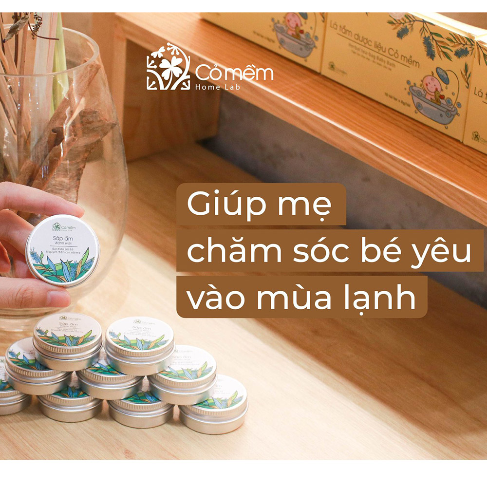 Sáp Giữ Ấm Cho Bé Giúp Chống Cảm Giảm Ho Giúp Bé Không Bị Nhiễm Lạnh Khi Tắm Khi Ngủ Đêm Hoặc Đi Chơi Ngoài Trời Gió Bí Quyết Chăm Con Của Mẹ 10g