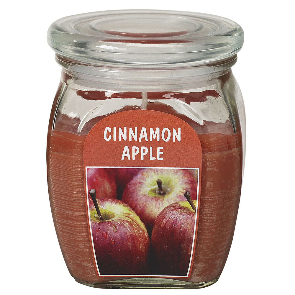 Hũ Nến Thơm Tinh Dầu Bolsius Cinnamon Apple 305g QT024374 - Hương Táo, Quế