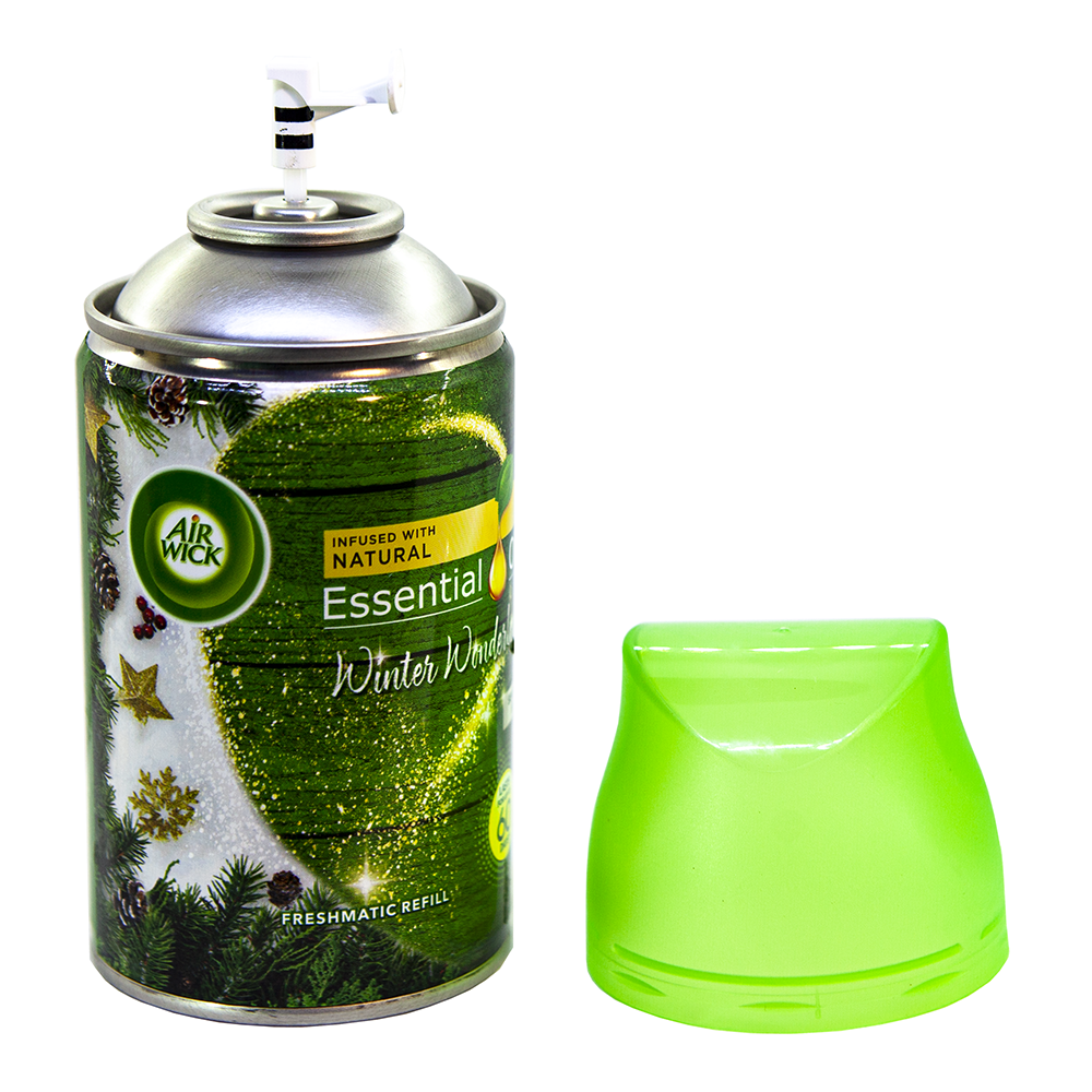 Bình xịt tinh dầu thiên nhiên Air Wick Winter Wonderland 250ml QT06517 - hương thông tươi