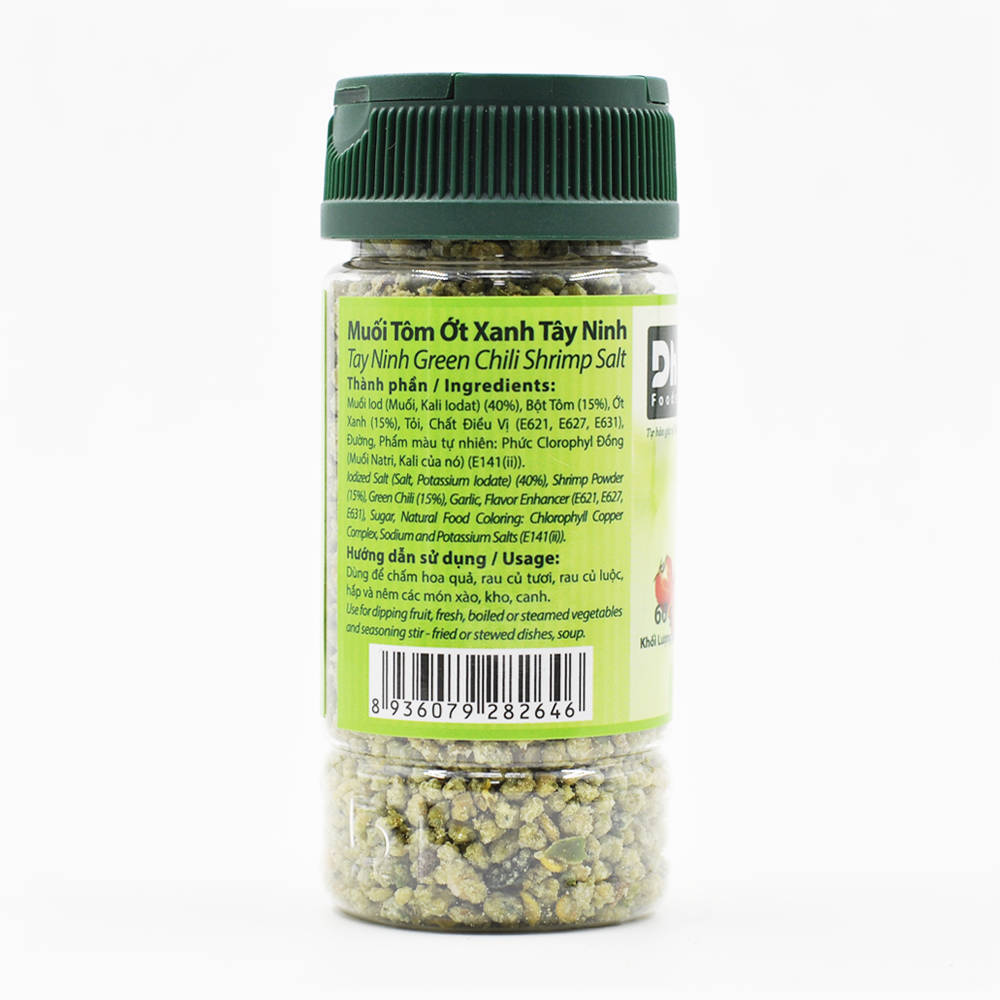 Muối Tôm Ớt Xanh Dh Foods 60g