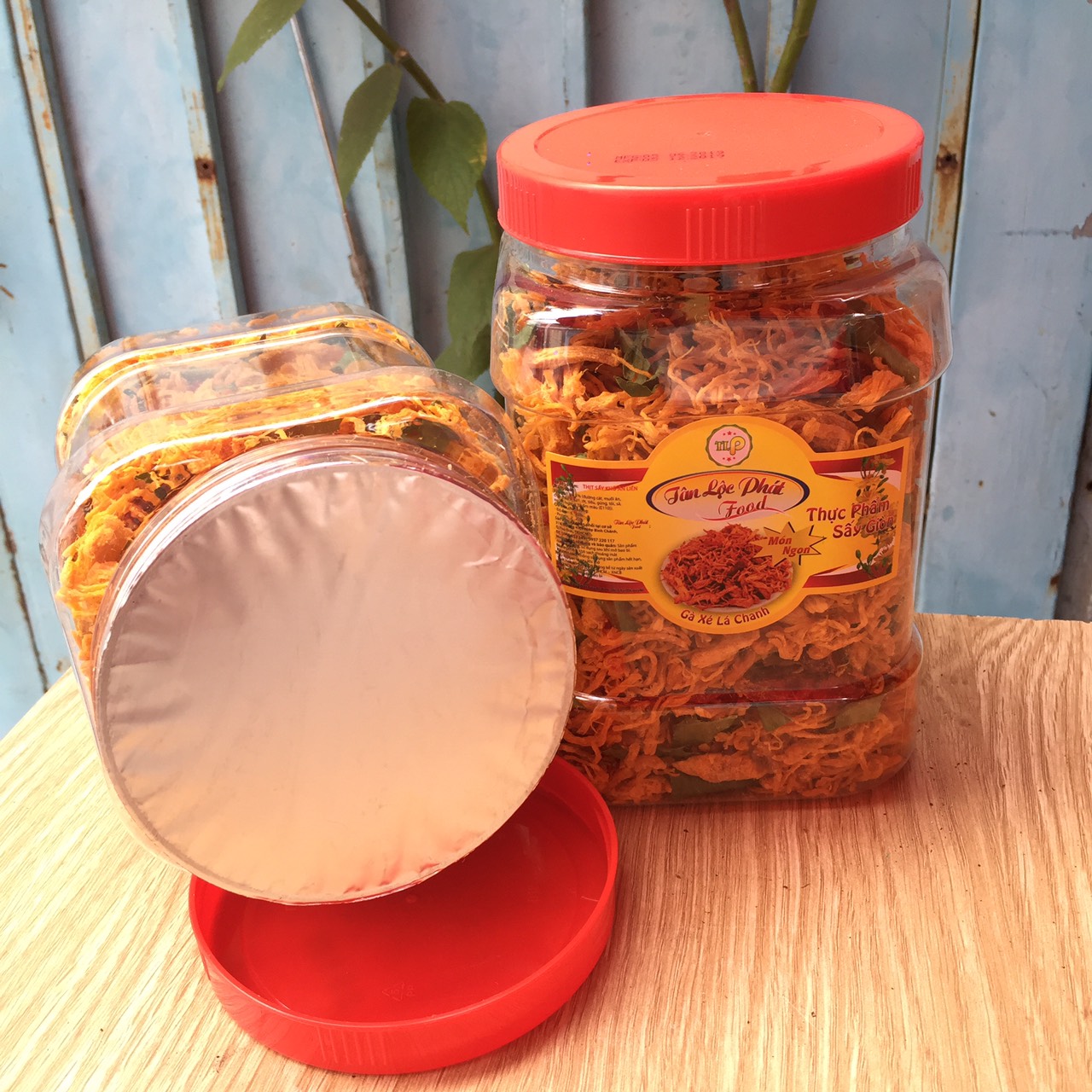 KHÔ GÀ LÁ CHANH TLP 500G