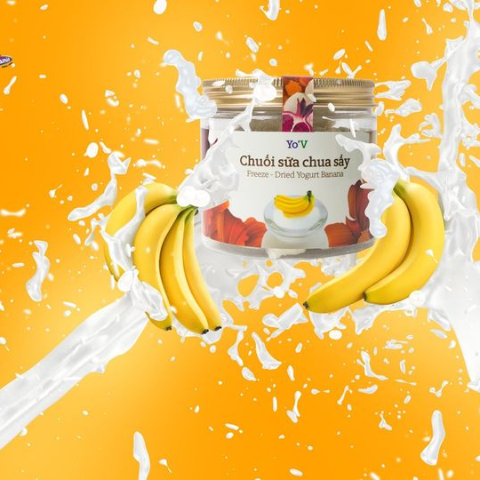 Sữa chua sấy YoV VINAMIT CHUỐI 90g