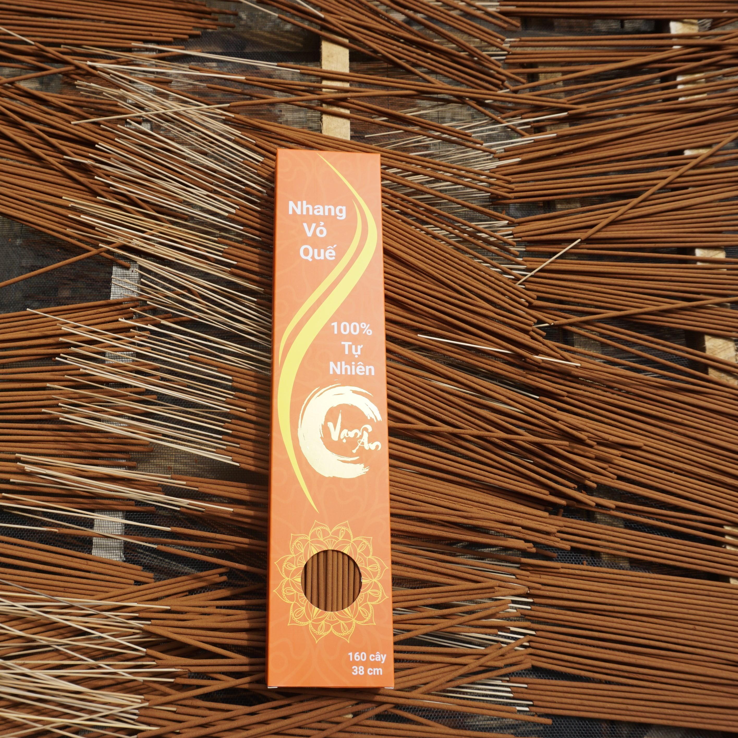 Nhang vỏ quế Vạn Ân 38cm 160 cây (Cinnamon incense)