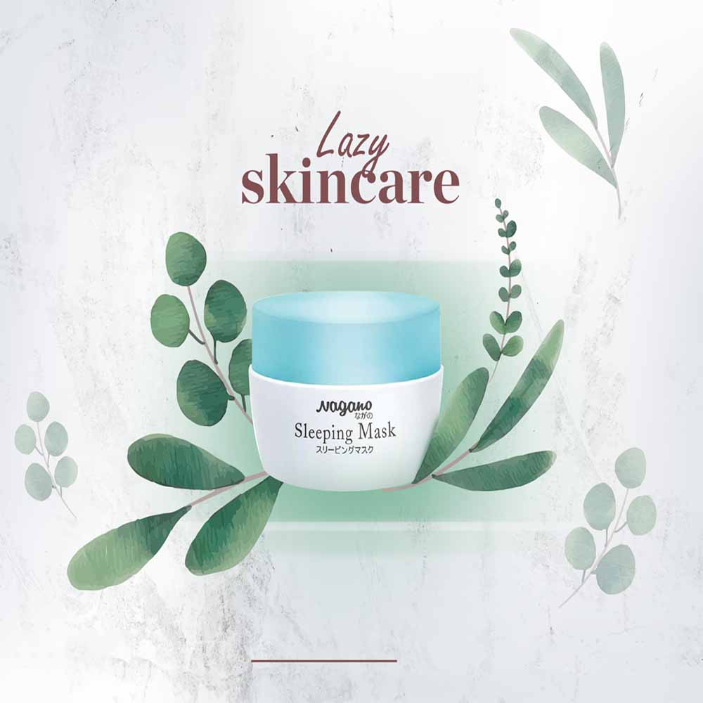 Mặt Nạ Ngủ Với Gigawhite Và Collagen Nagano 30g - Sleeping Mask Nagano 30g - Thành phần Collagen và Gigawhite  giúp làm trắng và trẻ hóa làn da