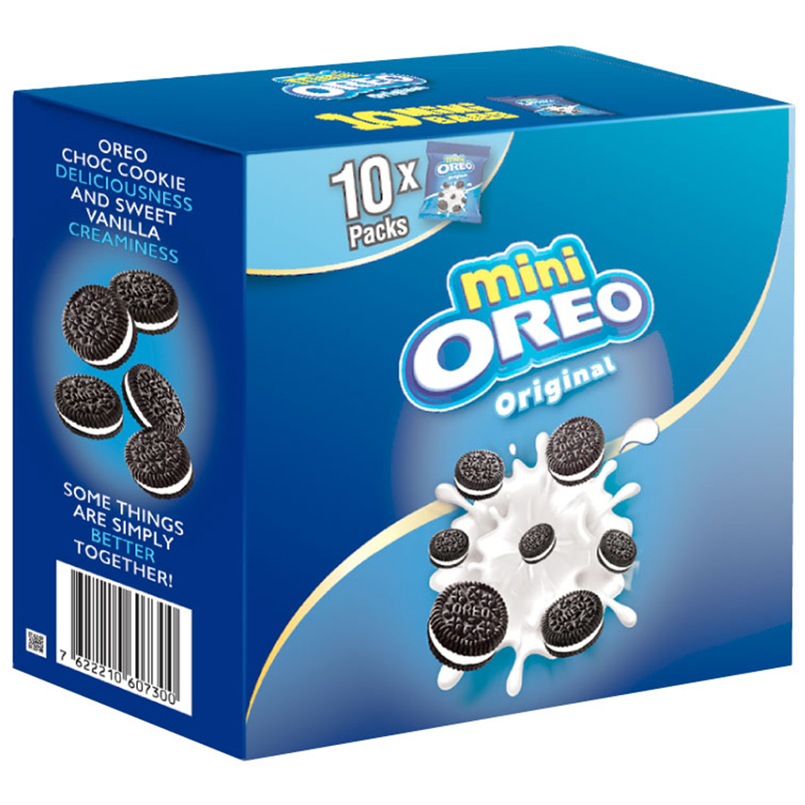 Combo 2 Hộp Bánh Quy OREO Mini Vị Socola Và Vani 2x204g