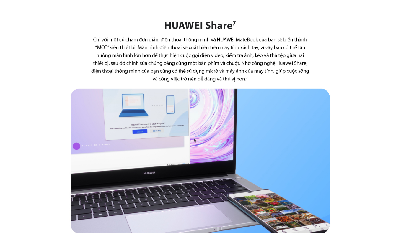 Máy Tính Xách Tay Huawei Matebook D14 R5 (8GB+512GB) | Hệ điều hành Windows 10 | Màn hình HUAWEI Fullview 14-inch | Phím Nguồn Kết Hợp Bảo Mật Vân Tay | Hàng Phân Phối Chính Hãng