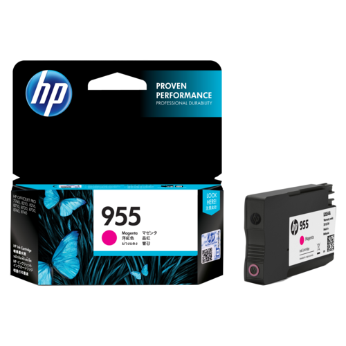 Mực in Phun Màu HP 955 Cyan Original Ink Cartridge Lục/Lam (HP OfficeJet Pro 8210/8216/8710/8720/8730/8740/ 8745/7740/7720/7730)_LOS51AA- Hàng Chính Hãng