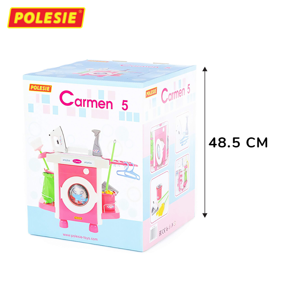 Bộ Đồ Chơi Máy Giặt Cho Bé Carmen Polesie 58843 Kích Thích Phát Triển Trí Tưởng Tượng, An Toàn, Thông Minh, Giáo Dục