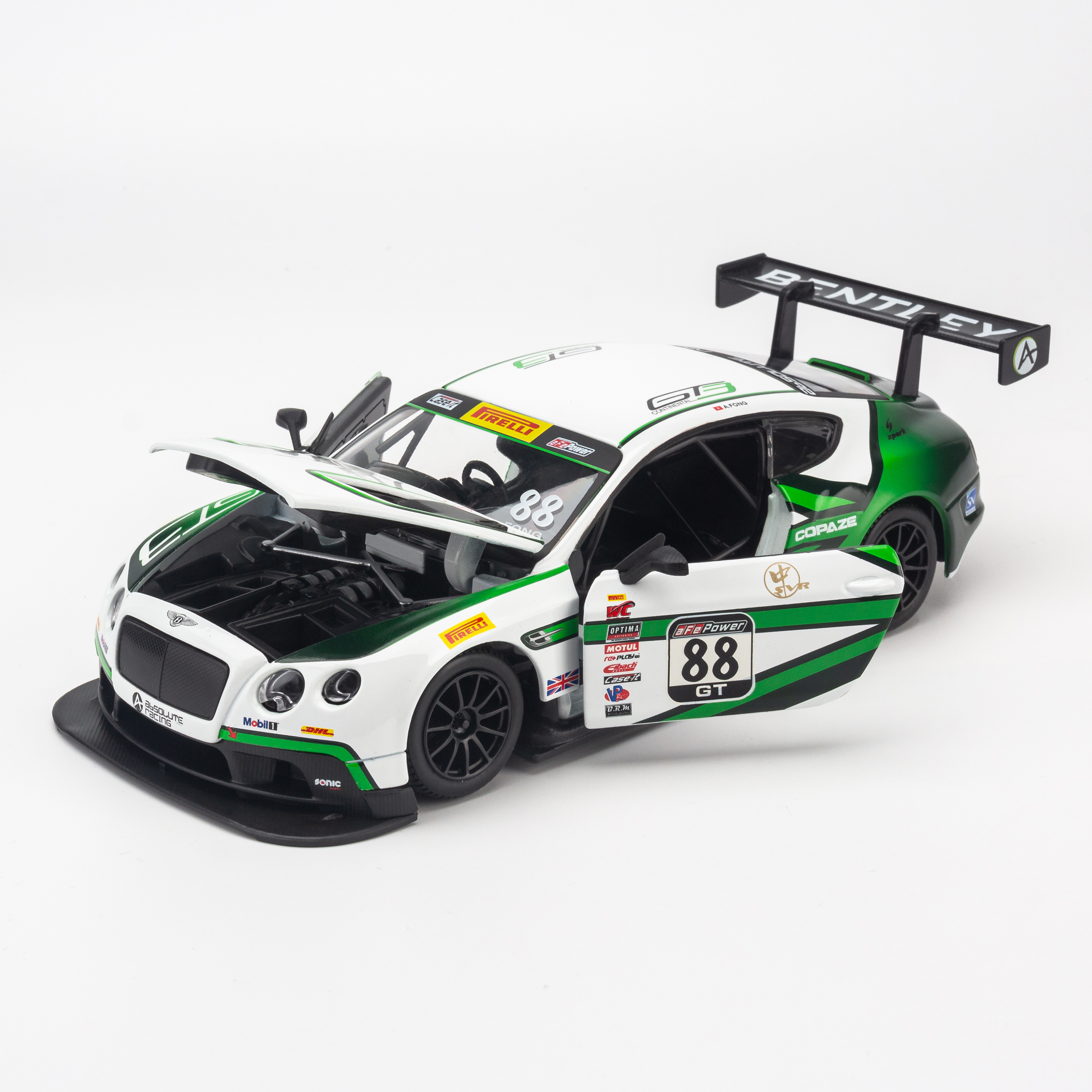 Xe mô hình 1/24 Bentley Continental GT3-28008(Bburago)