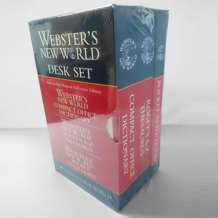 Webster'S New World: Pocket Desk Set