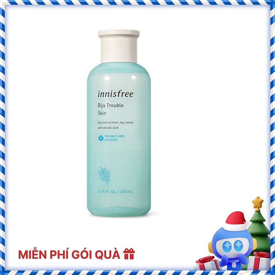 Nước cân bằng dành cho da mụn từ Bija Innisfree Bija Trouble Skin 200ml - 131172688x
