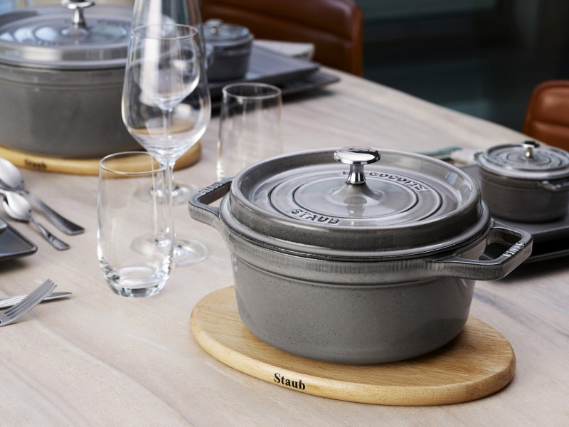 Nồi Gang Staub - Xám (Size