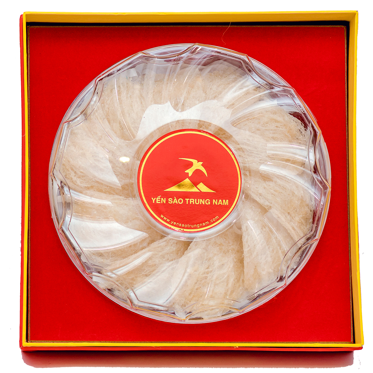 Tổ Yến Sào Tinh Chế (100g/Họp) (Tổ Yến làm sạch/Tổ Yến Sạch chế biến từ Tổ Yến Thô /Tổ Yến còn lông) Yến Sào Trung Nam