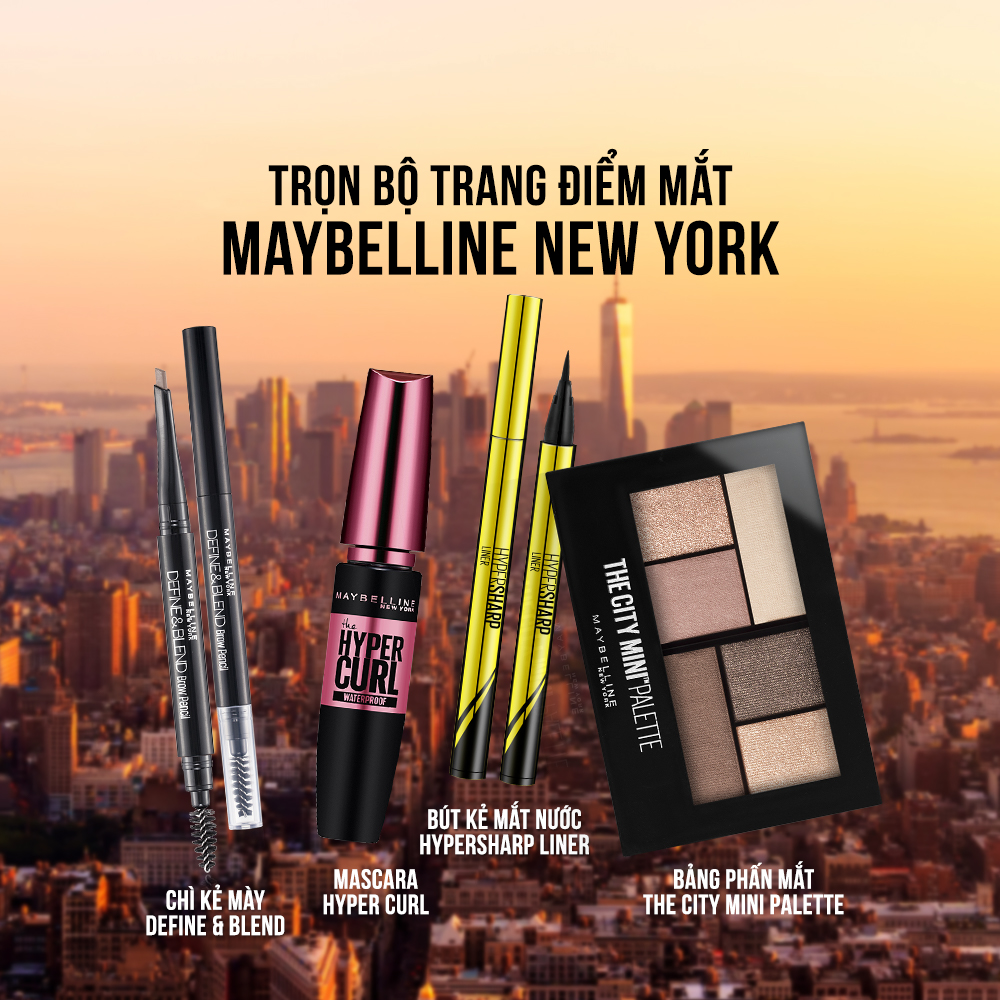 Bảng Phấn Mắt Maybelline New York 6 Màu The City Mini Palette 6.1g