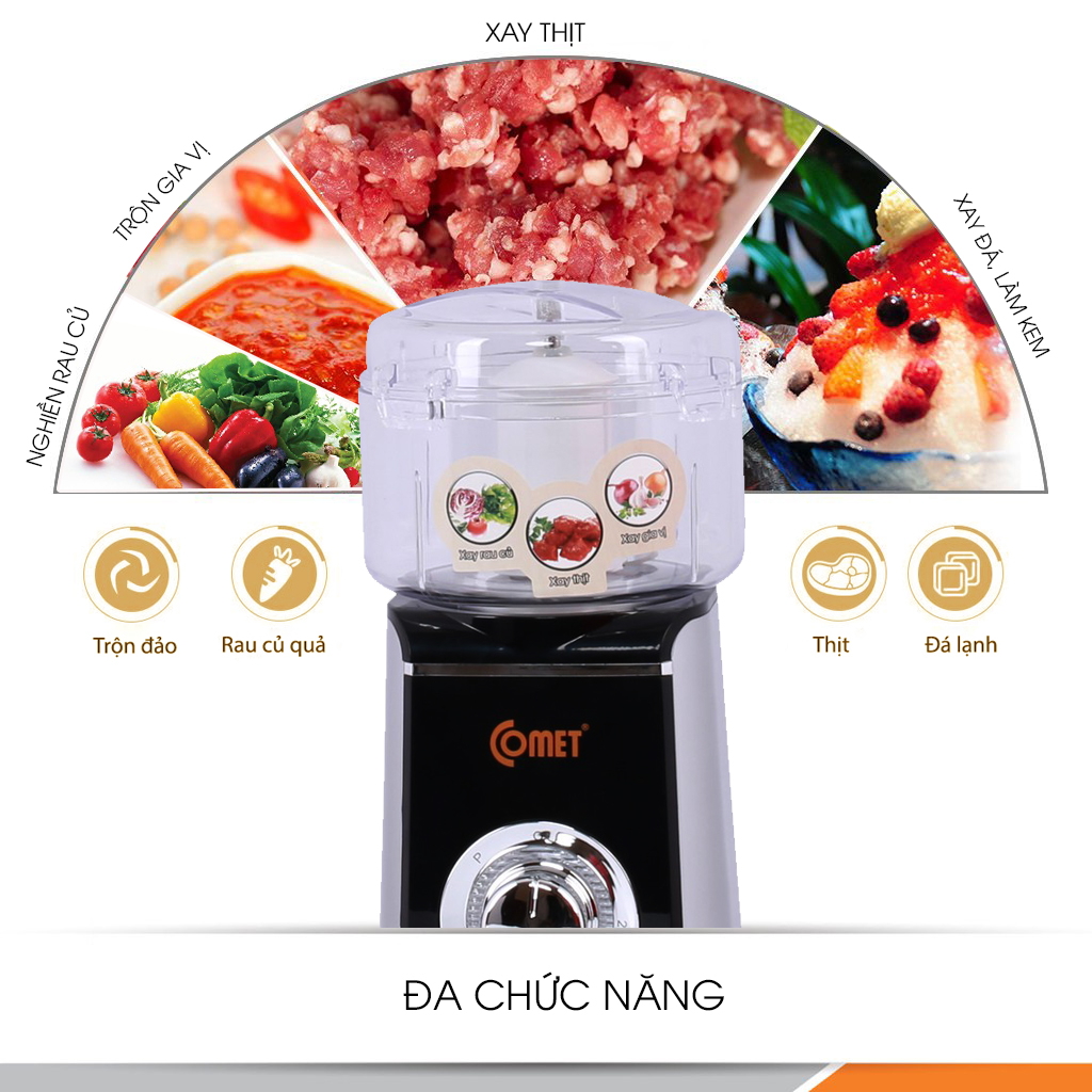 Máy xay sinh tố Comet CM9998 đa năng