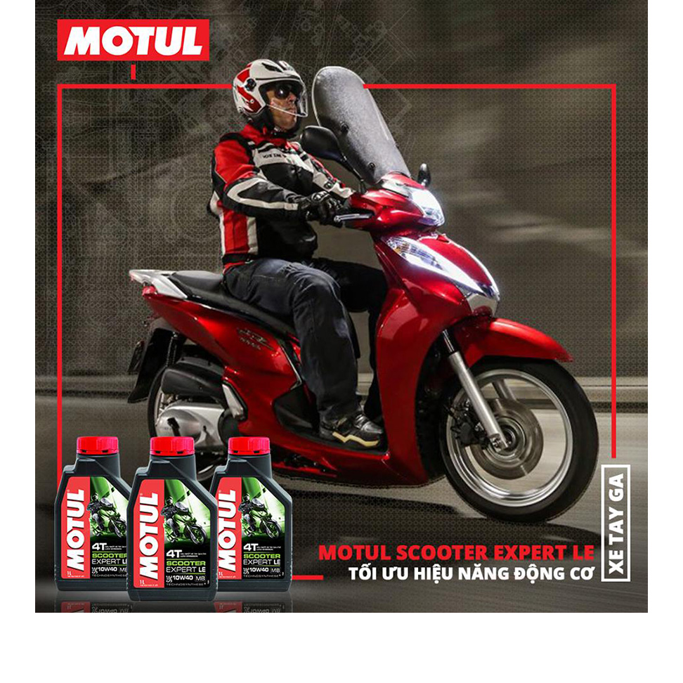 Nhớt Xe Tay Ga Motul Scooter Expert Le 10w40 20x0.8l Vn (800ml)