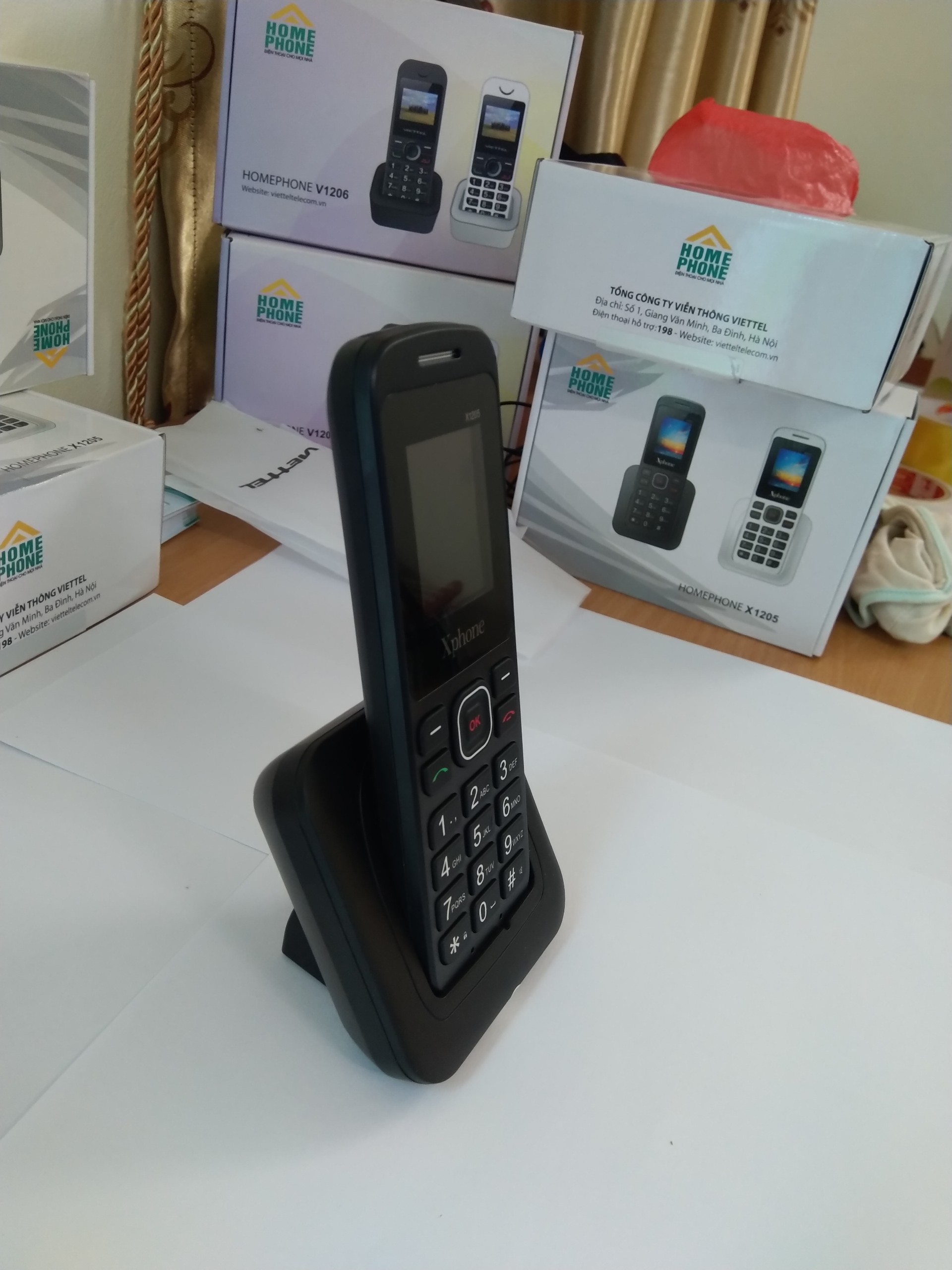 Điện thoại bàn Homephone Viettel cầm tay - Hàng chính hãng