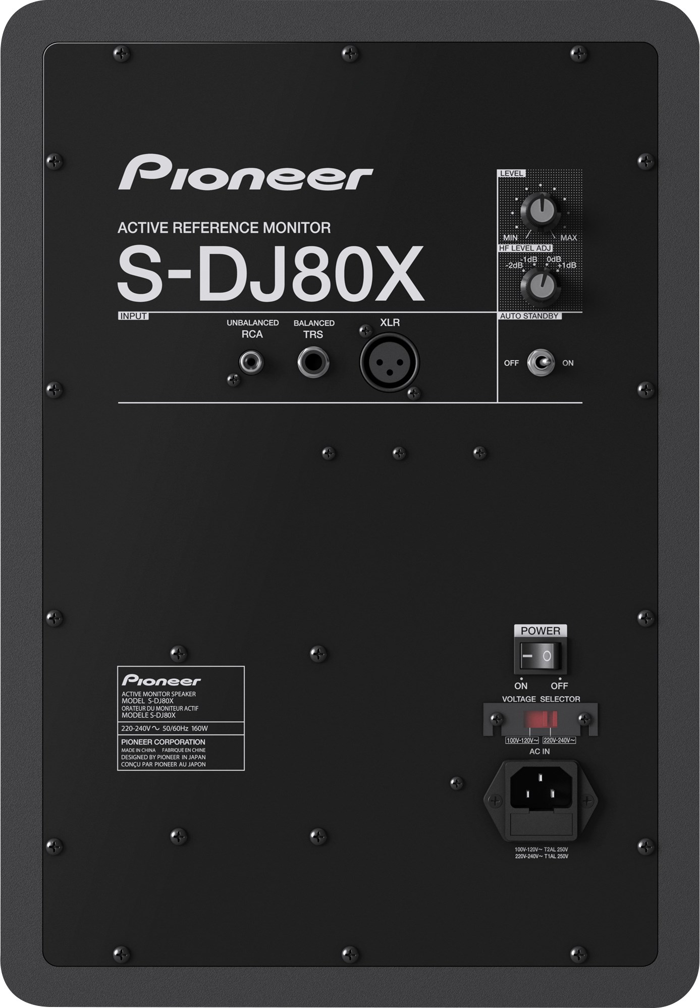 Loa kiểm âm Pioneer DJ S-DJ80X (1 Cặp) - Hàng Chính Hãng