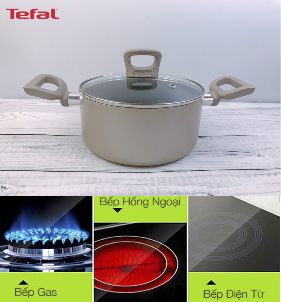 Nồi chống dính đáy từ Tefal Sensations - Hàng chính hãng