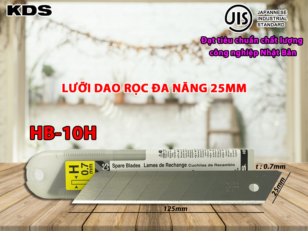 LƯỠI DAO ĐA NĂNG 25mm KDS HB-10H