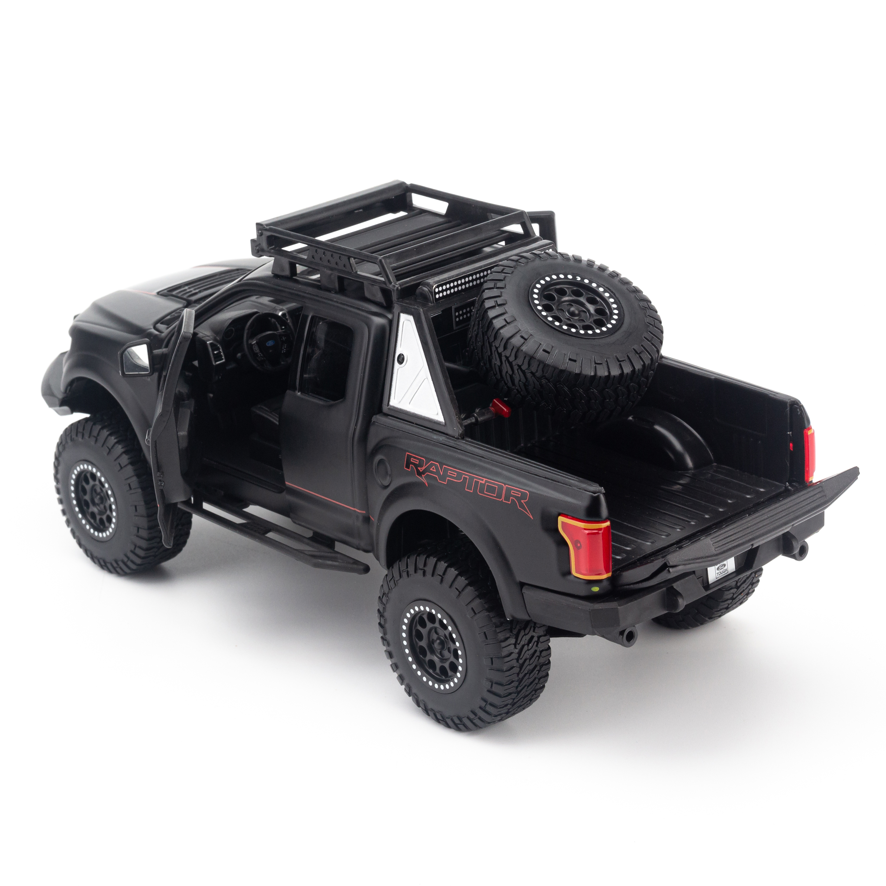 Mô Hình Xe Design Off-Road Kings 2017 Ford F-150 Raptor Black 1:24 Maisto MH-32521