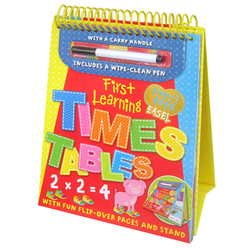 Tiny Tots Easel First Learning : Times Tables (Includes a wipe-clean Pen)