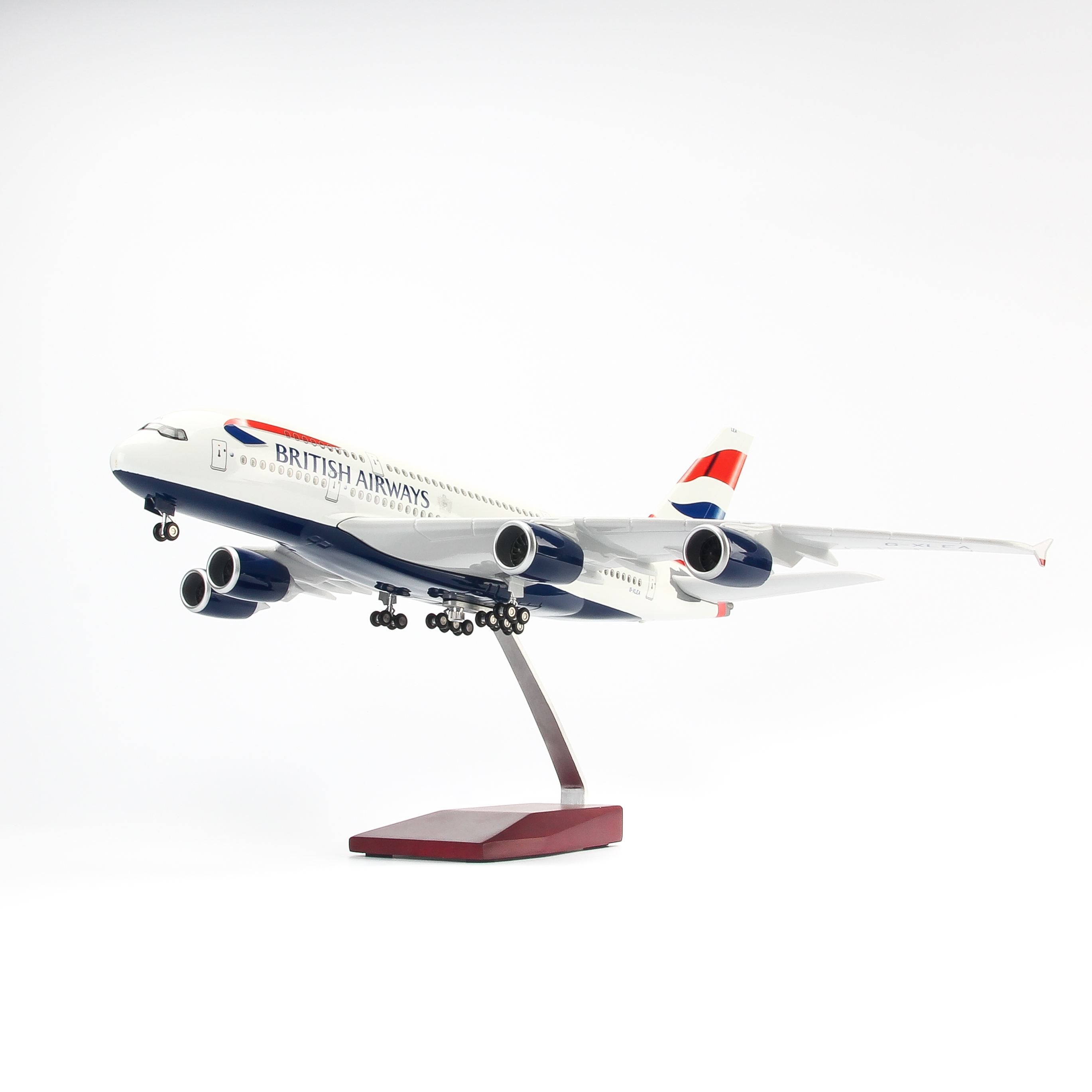 Mô Hình Máy Bay AIRBUS A380 BRITISH AIRWAYS 1:160 EVERFLY (47CM CÓ ĐÈN LED)