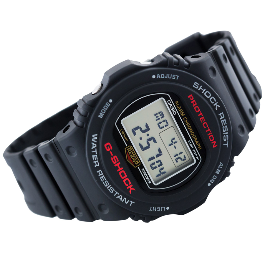 Đồng hồ nam dây nhựa Casio G-Shock chính hãng DW-5750E-1DR (45mm)