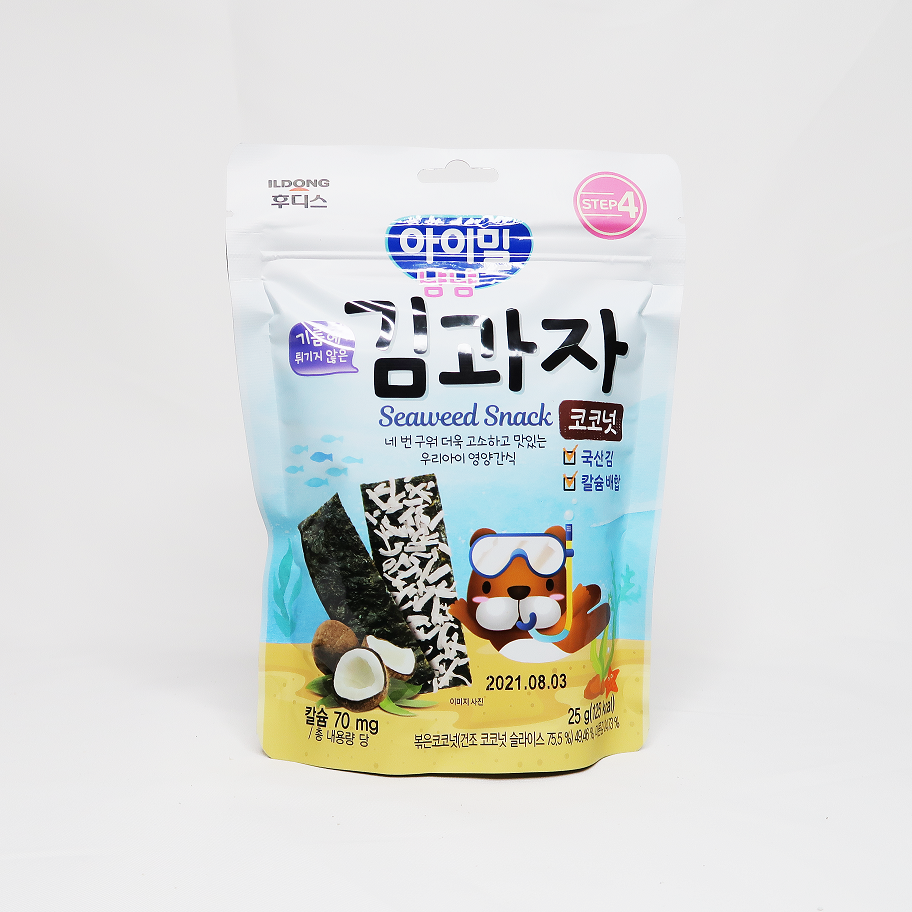 Combo hai vị snack rong biển ăn dặm ILDONG Hàn Quốc cho bé