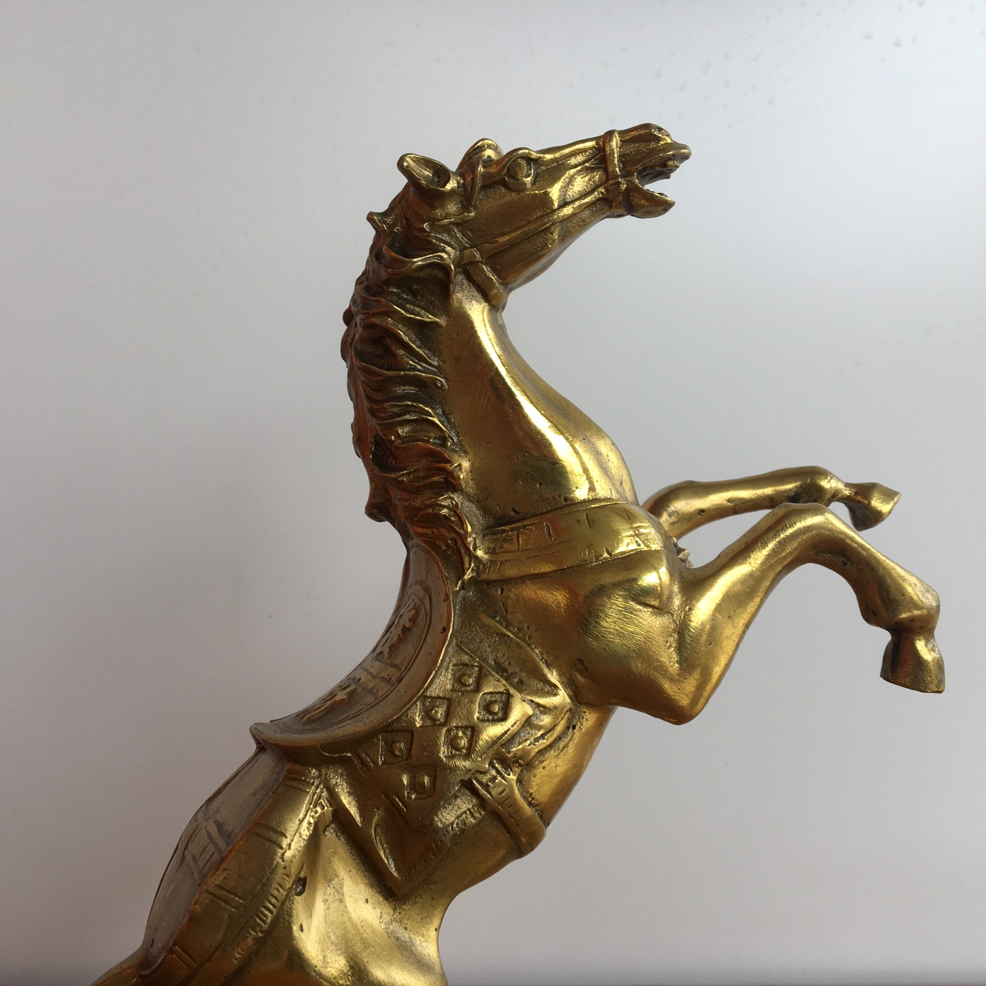 Tượng Ngựa Xích Thố Đồng Thau Lê Gia  (22 x 16 cm)