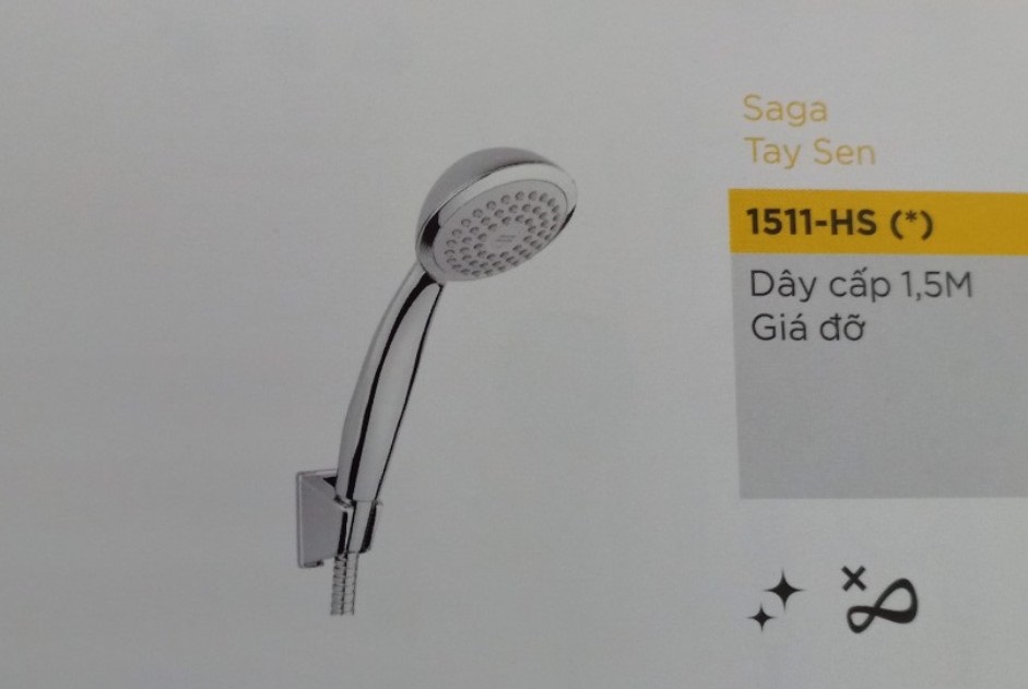 Tay + dây sen American Standard 1511-HS