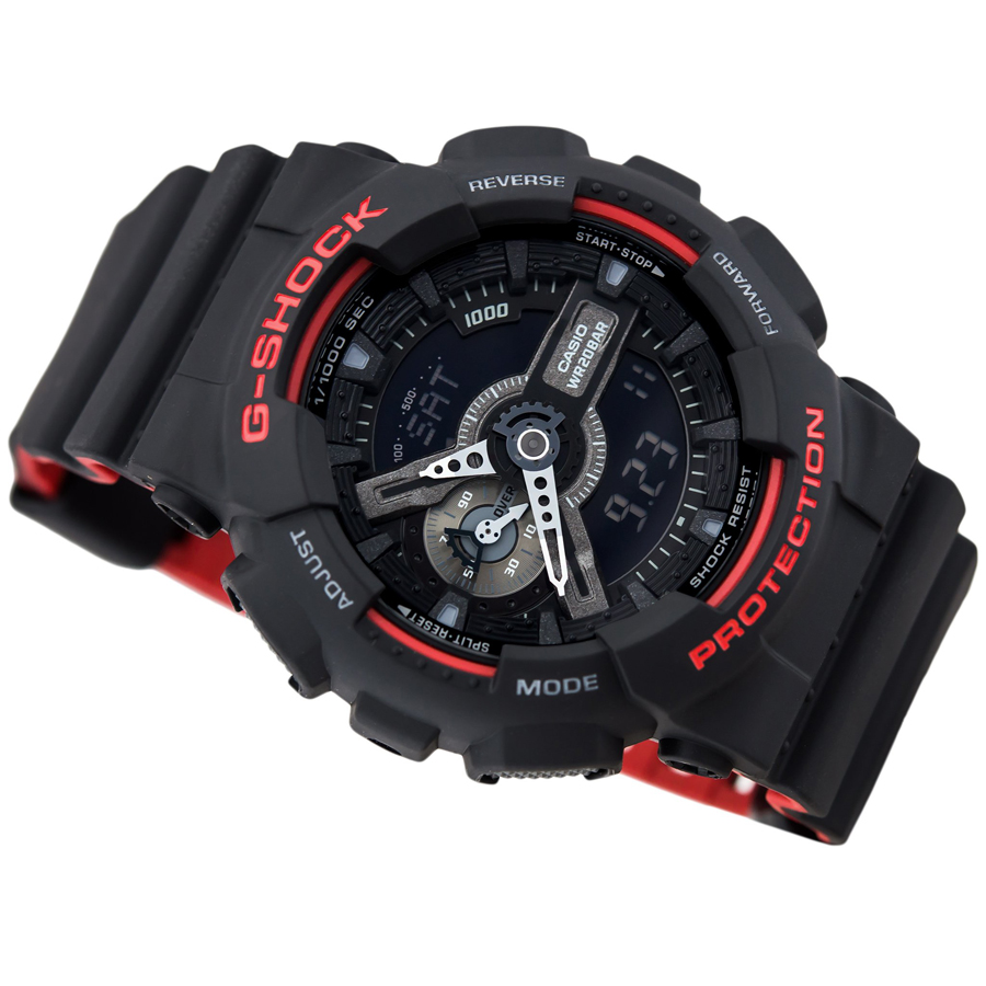 Đồng hồ nam dây nhựa Casio G-Shock chính hãng GA-110HR-1ADR